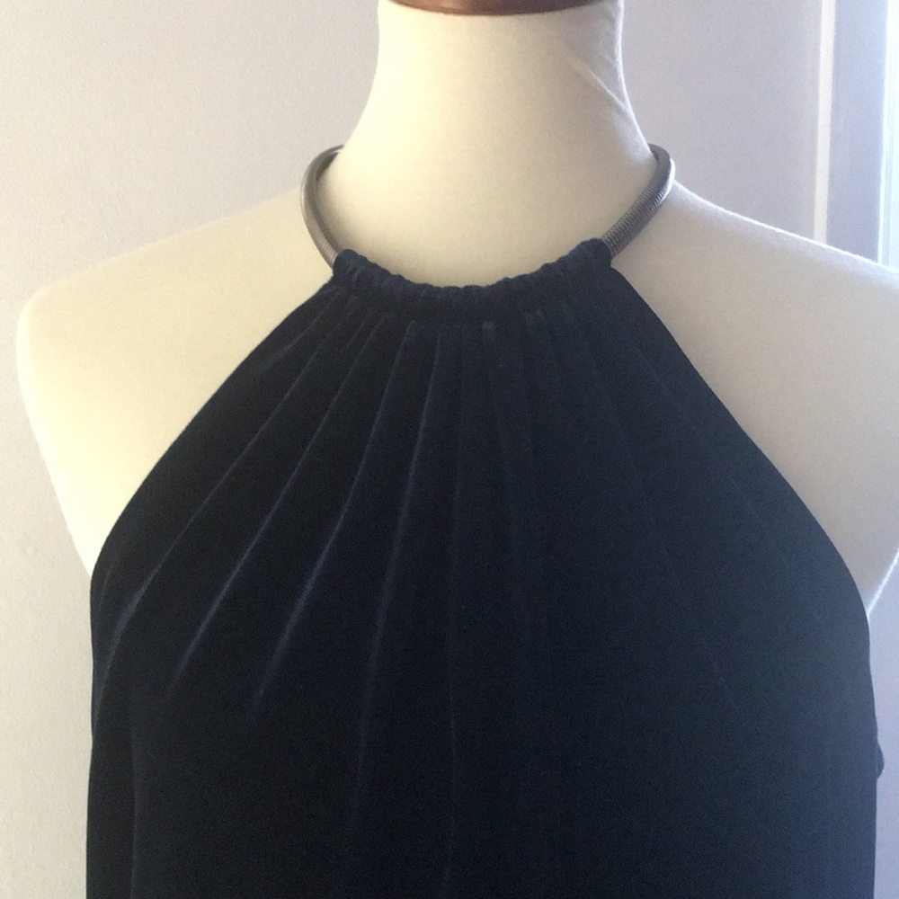 New ! Laundry by Shelli  Segal velour dress